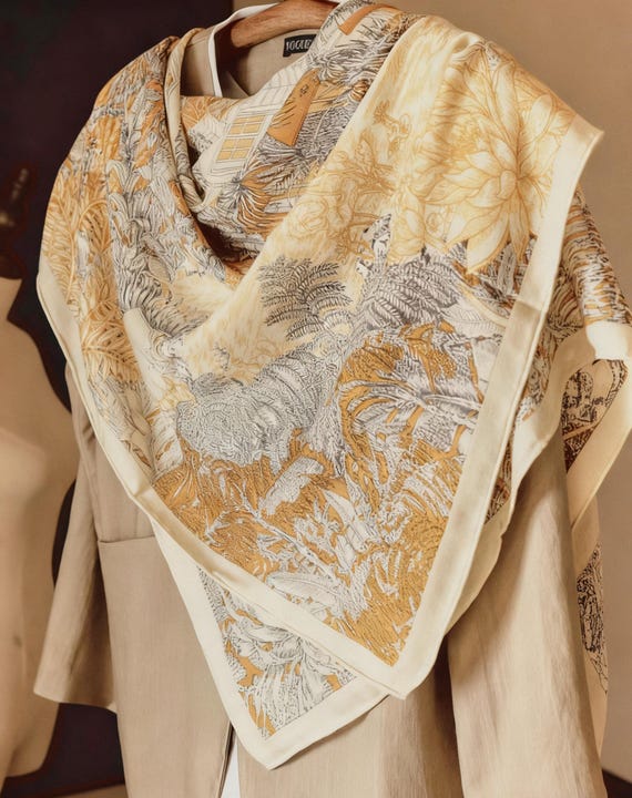 Wool, Natural Mulberry Silk Scarves,women display picture 1