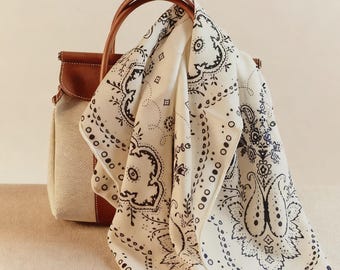 Natural wool mulberry silk scarf,small square scarf gift silk scarf female art simple scarf gift Silk Feel Square Scarf ,Silk Headscarf