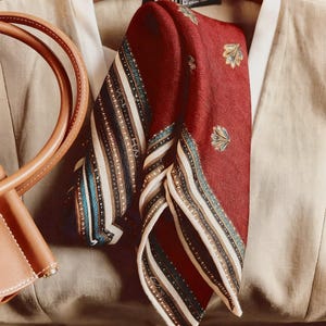 Pure mulberry Silk scarf shawl for women vintage silk scarf Head Double Sides Silk Square Scarf for Her Gift Christmas -Birthday-Anniversary
