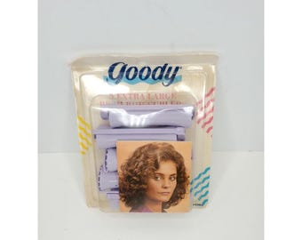 Rizadores de permanente extra grandes Goody vintage de 1991 (paquete de 5)