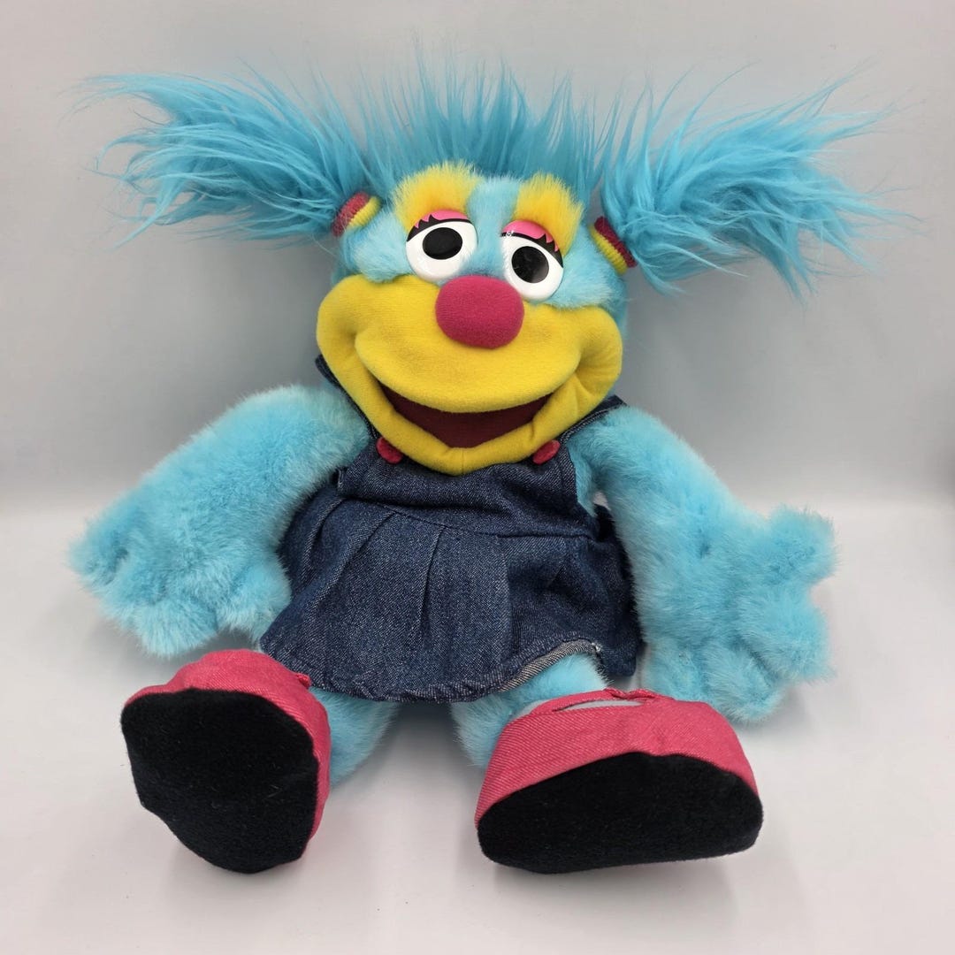 Mathmatazz New Vintage Mathmatazz Annie O Hand Puppet Plush by Scott Foresman Blue ...