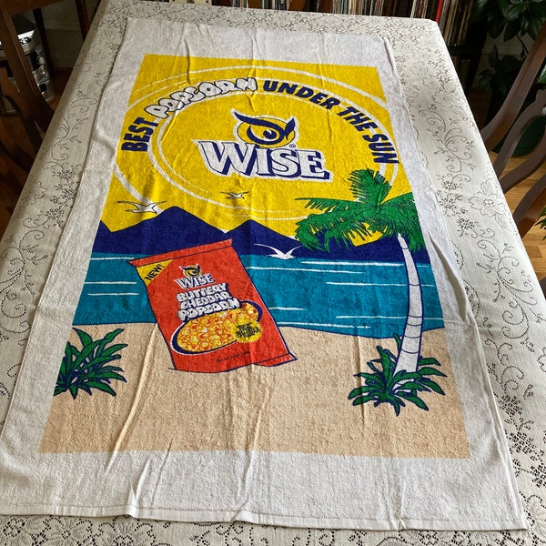 Wise New Buttery Cheddar Popcorn Beach Towel  - Never Used