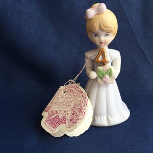 Growing Up Birthday Girls - Age 4 - With Original Hang Tag - Dated 1981