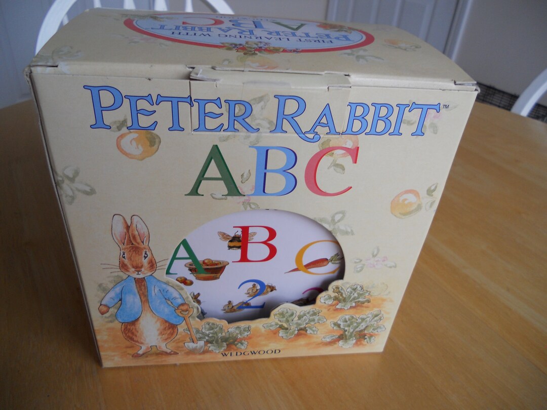 First Learning With Peter Rabbit ABC 3 Piece Mealtime Set From Wedgwood ...