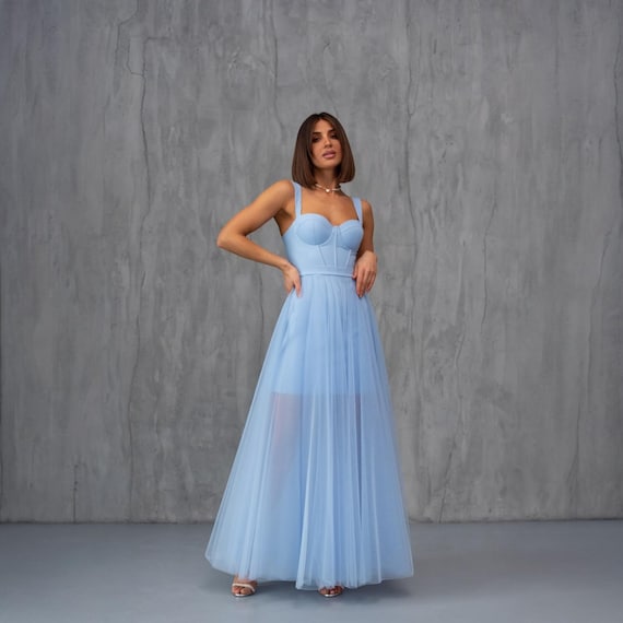 white christmas dresses Wedtrend Women Royal Blue Prom Dress Mermaid Sparkly Long Corset Formal Evening Dress with Slit, Royal Blue / US16W