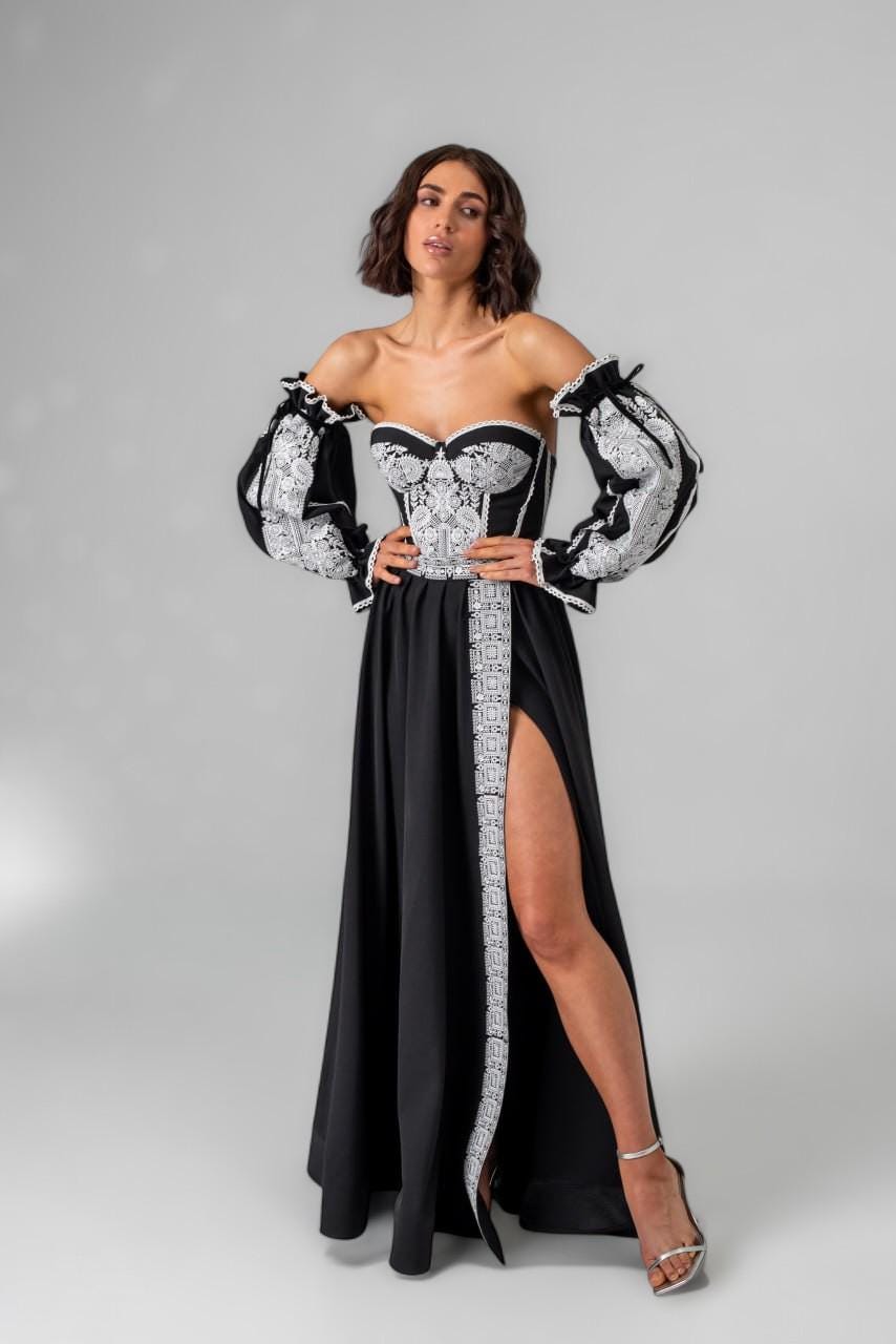Midieval Prom Modern Medieval Prom Dress Suit off Shoulder Corset Gown With ...