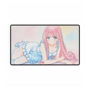 Ichika: Pastel Beauty - Original Anime Art, Anime-Themed  Desk Mat | Gaming Mouse Pad