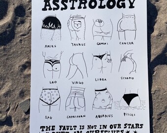 Asstrology Butt Poster