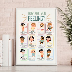 Printable Emotional Regulation Wheel | Autism ADHD Coping Tool | Calm Corner Resource
