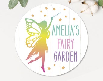 Personalized Fairy Garden Sign | Metal Garden Sign | Personalized Metal Gardening Sign | Daughter Garden Sign | Mom Gift | Gardener Gift