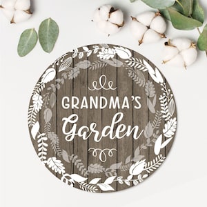 Personalized Garden Sign | Metal Garden Sign | Personalized Metal Farm Sign | Mom Garden Sign | Yellow Flowers | Mom Gift | Grandmother Gift