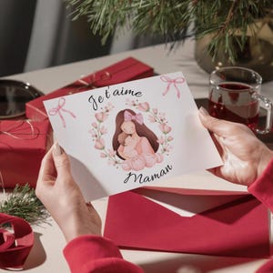 Carte de voeux, fête des mères, cadeau, offrir à sa maman, idée cadeau maman, amour maman, mother’s day, je t’aime maman, lettre pour maman