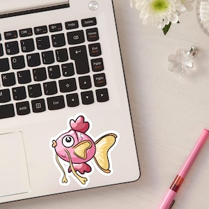 Sticker Magicarpe, sticker pokemon mignon, cute kawaii, fan de pokemon