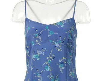 Blue Floral (Midi) Dress