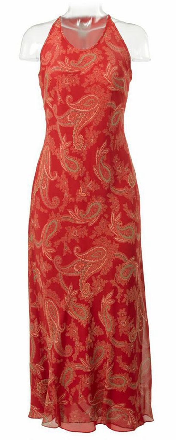 Cinnamon Paisley (Midi) Dress
