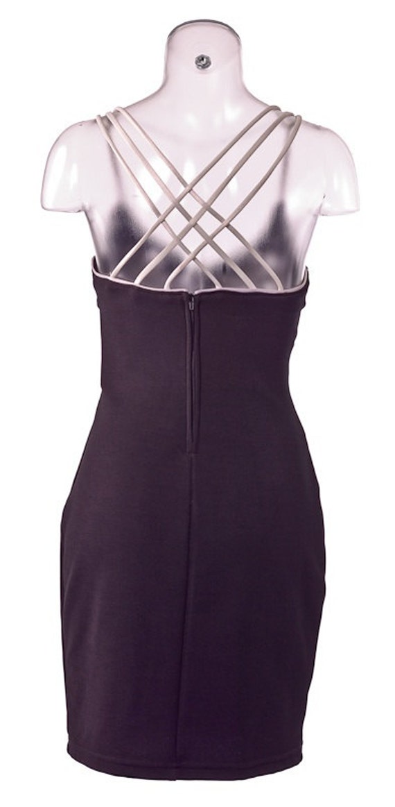 Black & White Strappy Dress - image 2