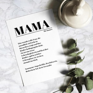 Mama Muttertag Karte Digital Postkarte