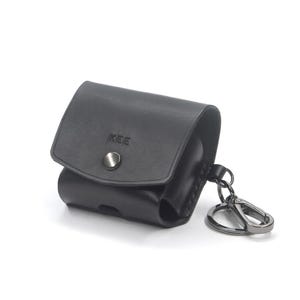 Étui en cuir pour Samsung Galaxy Buds Live – Étui pour écouteurs en cuir personnalisé avec porte-clés | Coque Samsung Buds faite main | Cadeau pour elle et lui