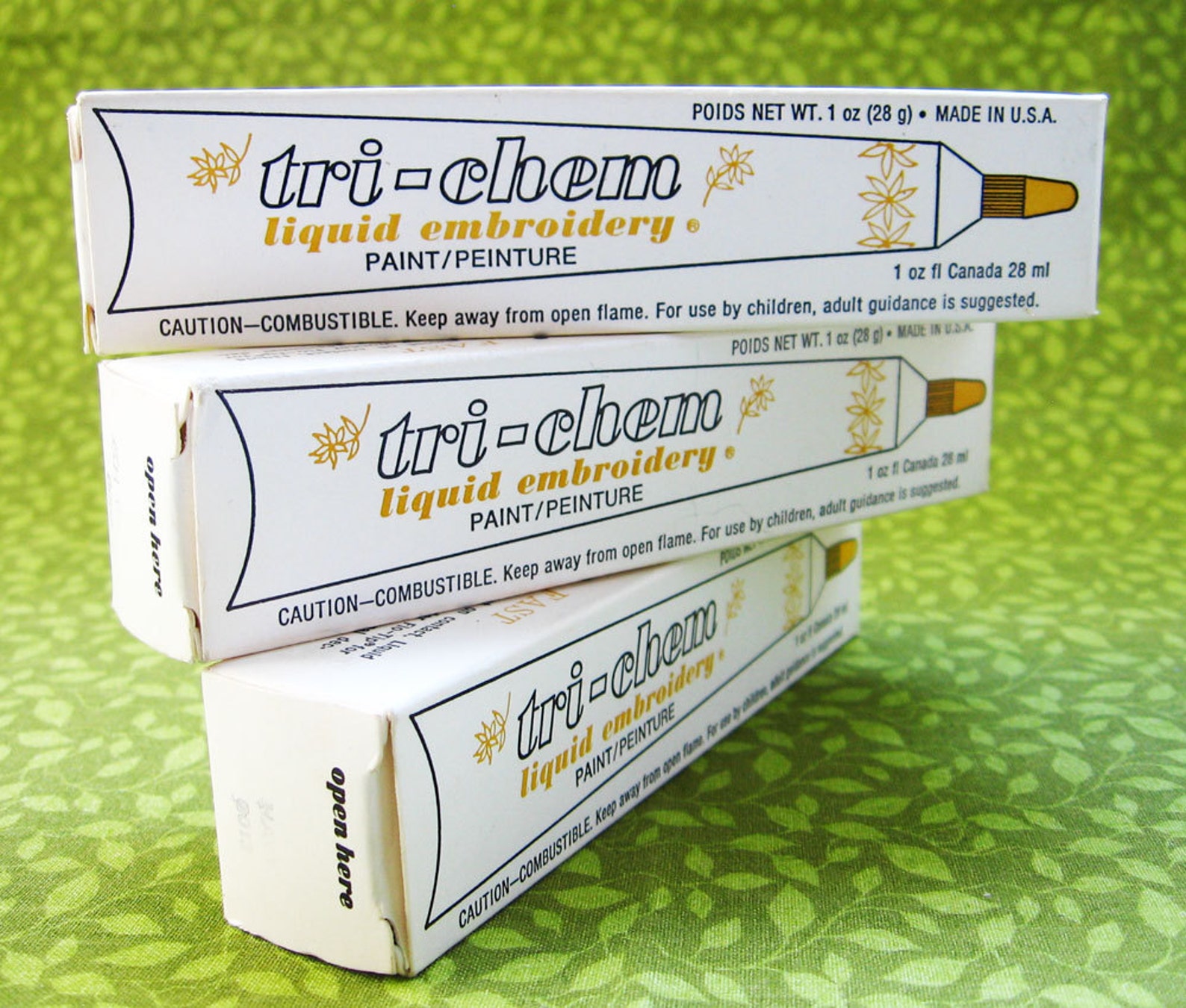TriChem Liquid Embroidery Tubes Etsy