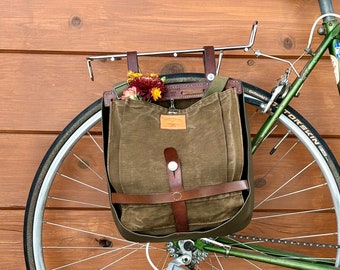 1985 Vintage Swiss Breadbag Bicycle Pannier