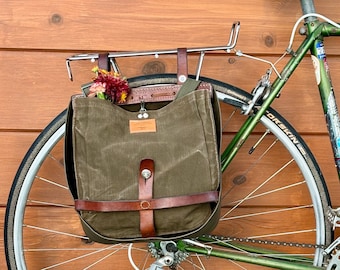1983 Vintage Swiss Breadbag Bicycle Pannier