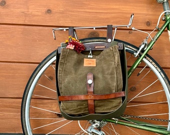 1975 Vintage Swiss Breadbag Bicycle Pannier