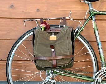 1984 Vintage Swiss Breadbag Bicycle Pannier