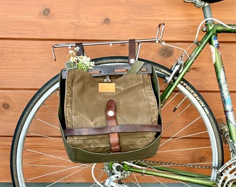 1981 Vintage Swiss Breadbag Bicycle Pannier