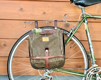 1986 Vintage Swiss Breadbag Bicycle Pannier