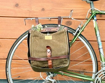 1978 Vintage Swiss Breadbag Bicycle Pannier