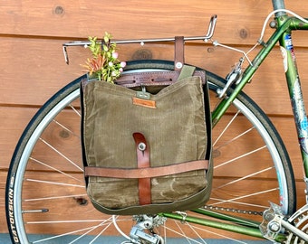SALE! 1984 Vintage Swiss Breadbag Bicycle Pannier