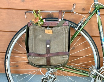 SALE! 1982 Vintage Swiss Breadbag Bicycle Pannier