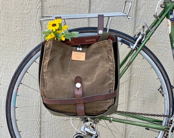 1989 Vintage Swiss Breadbag Bicycle Pannier