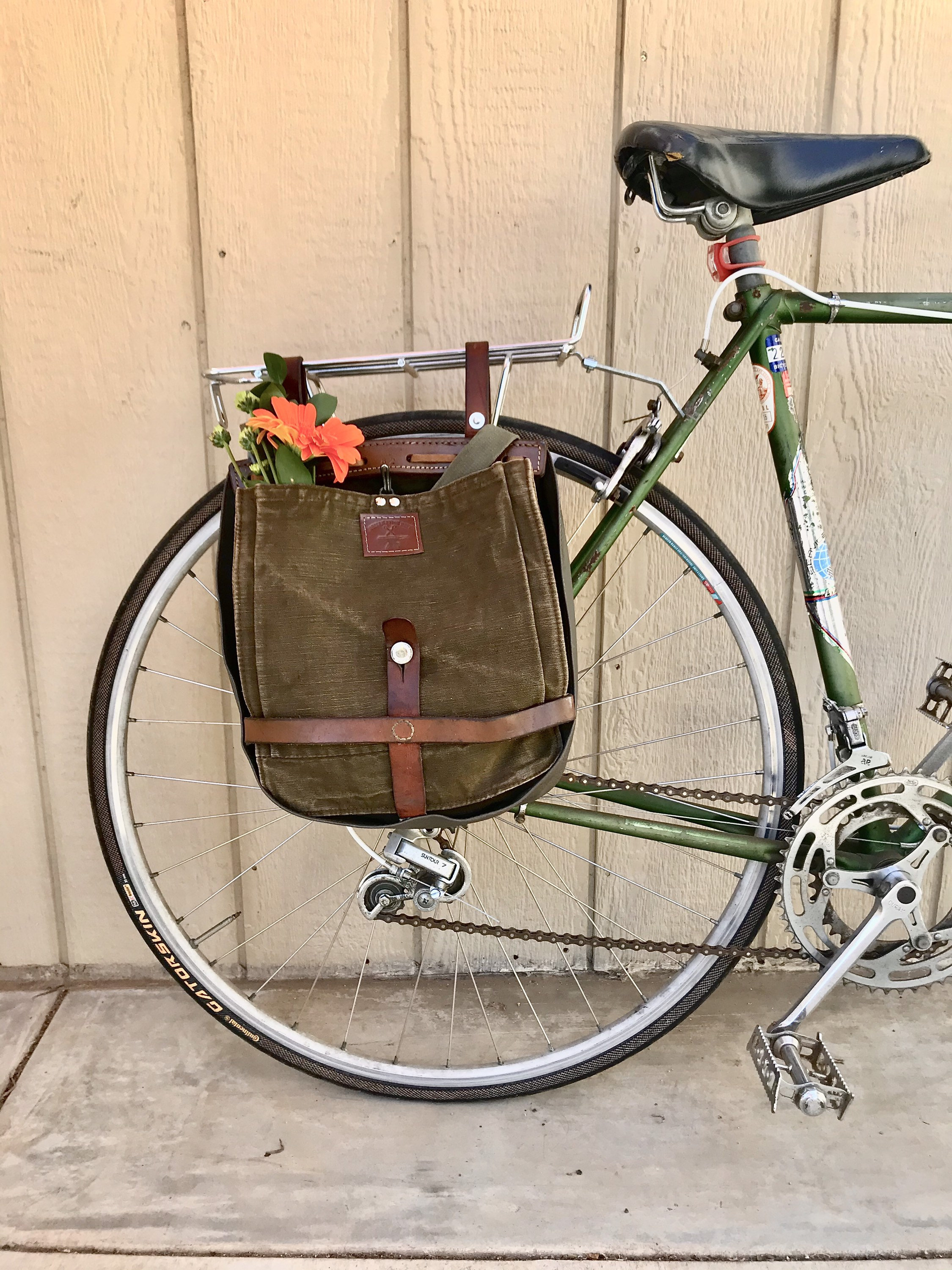 Sale Vintage Swiss Breadbag Bicycle Pannier no Date