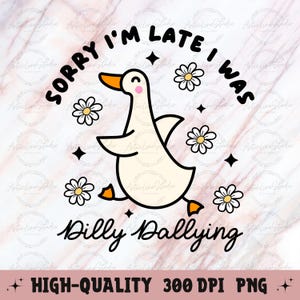 Przepraszam za spóźnienie. Ociągałem się z projektem PNG Goose, pobieranie cyfrowe, modne słodkie gęsi PNG, estetyka retro groovy, plik sublimacji