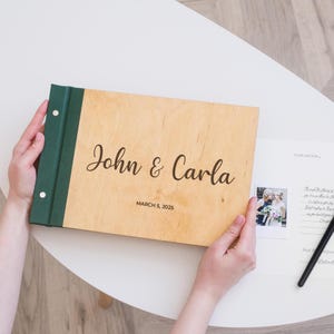 Polaroid Guest Book Sign, Wedding Anniversary Photo Album, Instax Photo Guest Book, Wedding Reception Memory Book, Custom Wedding Gift