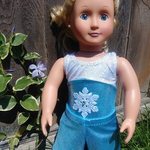 Disney inspired Elsa Frozen leotard shorts gift pack No Sleeve for dance, gymnastics etc image 9