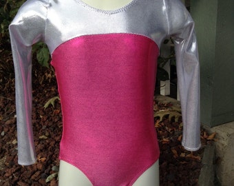 Gymnastics Leotard Girls long sleeved - choose your own colours