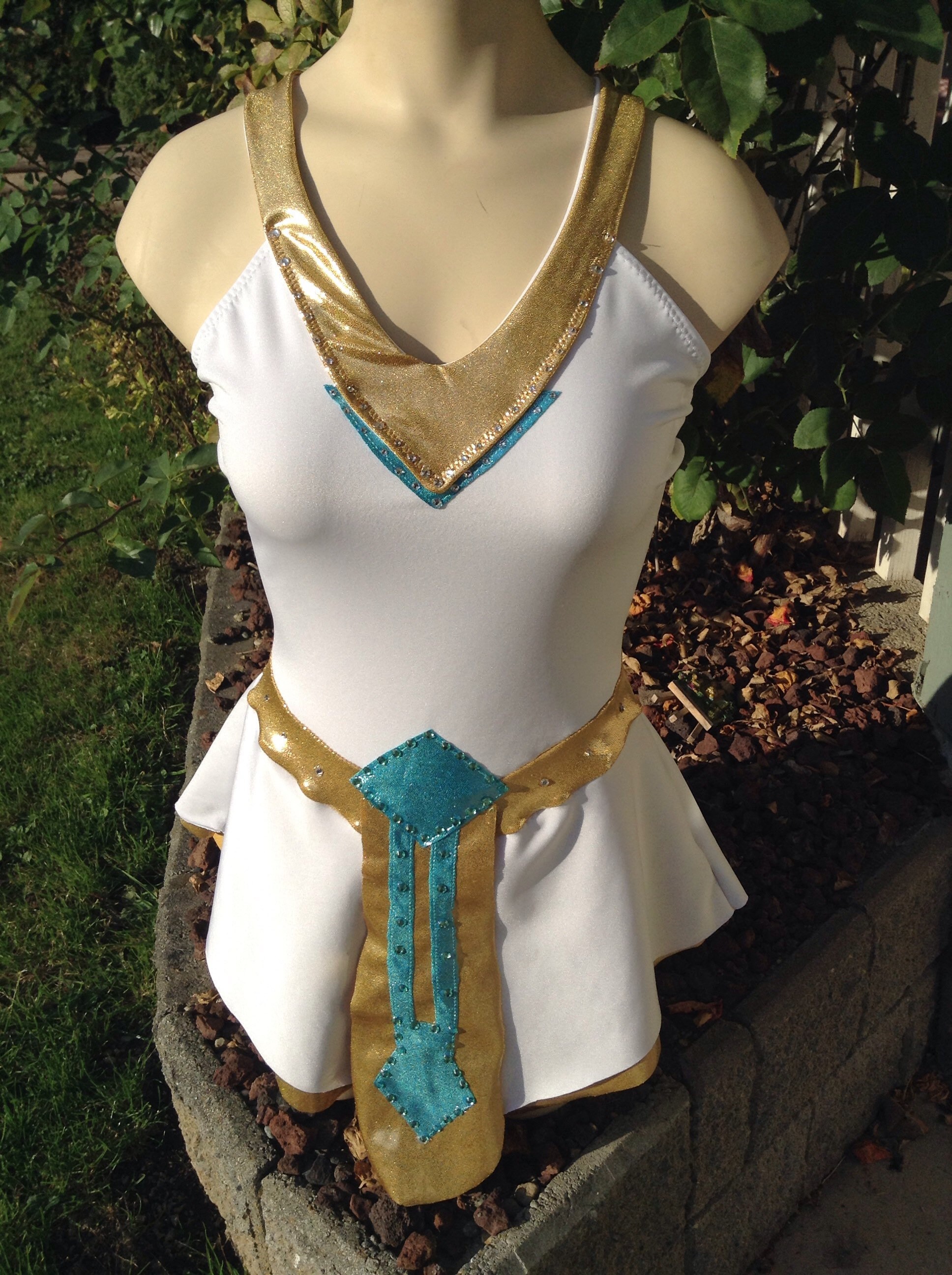 Ladies Egyptian dress for figure skating dance rythmic Etsy