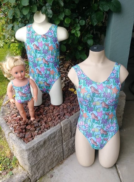 mommy and me mermaid bathing suits