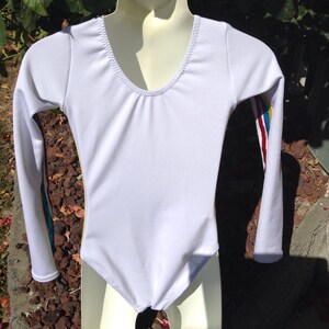 Nadia Comaneci inspired Gymnastics Leotard Child sizes image 7