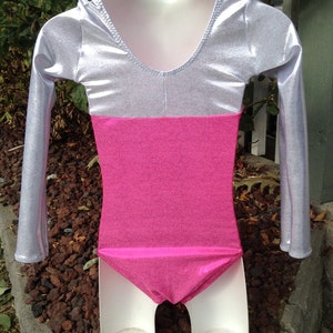 Gymnastics Leotard Girls long sleeved choose your own colours image 7