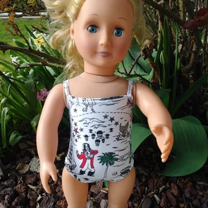 18 Inch doll Pirate themed Leotard or Swimsuit image 1