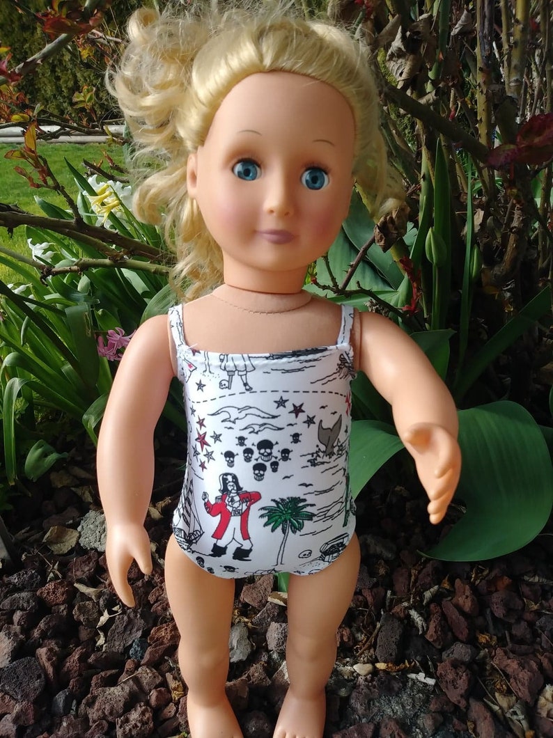 18 Inch doll Pirate themed Leotard or Swimsuit image 1