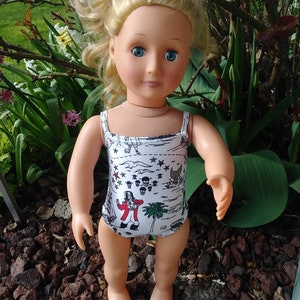 18 Inch doll Pirate themed Leotard or Swimsuit image 2