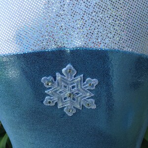 Disney inspired Elsa Frozen leotard shorts gift pack No Sleeve for dance, gymnastics etc image 5