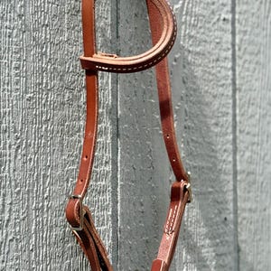 Handmade Leather One Ear Western Headstall