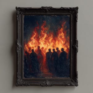 Gates of Hell Gothic Art Print: Renaissance Horror (Digital Download A1-A5, 24x36in, sRGB JPGs)