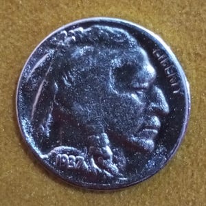 The 1937-D Three-Legged Buffalo Nickel US coin Most Iconic- Controversial commemorative coins-replica coins collectibles Old coins Replica