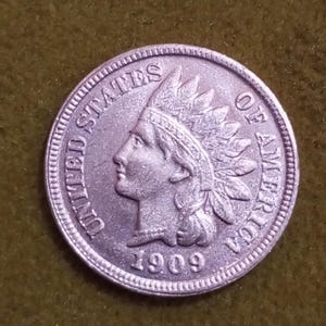 The 1909-S Indian Head Cent  US Rare Coin Most Iconic- Controversial commemorative coins-replica coins collectibles Old coins Replica